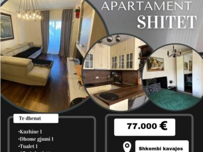 Vendesi appartamento a Shkembi Kavajes presso la spiaggia