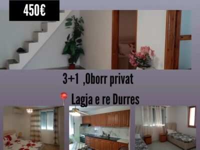 Affittasi casa indipendente a Durazzo Lagja e Re con giardino privato 450 € al mese