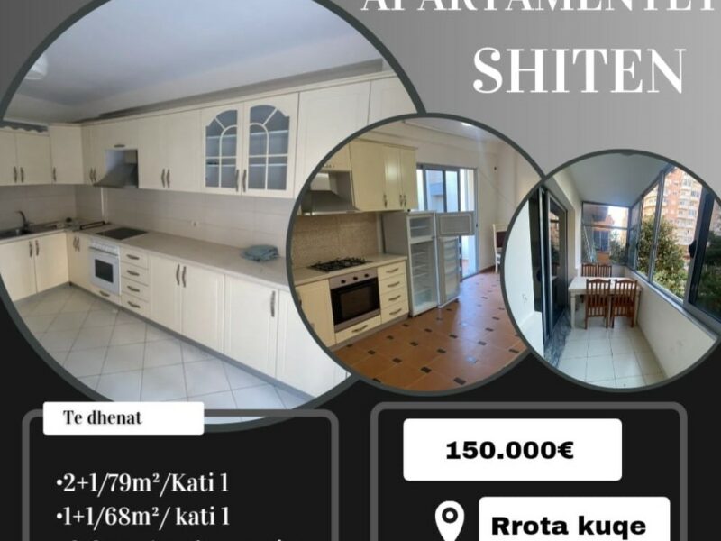Vendesi 2 Appartamenti a Durazzo - Zona Rrota e Kuqe Plazh 150000 €