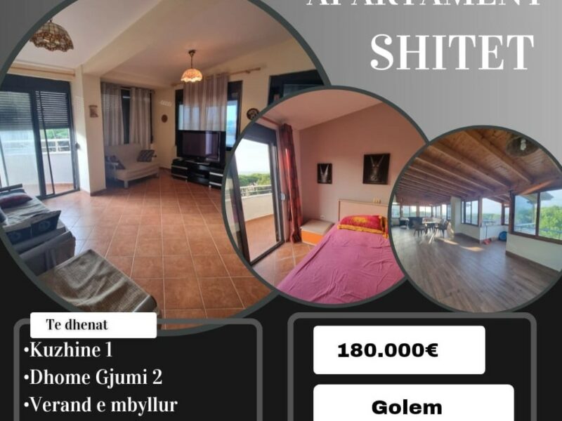 Vendesi appartamento di 160 m² con balcone e terrazzo a Golem 180000 €.