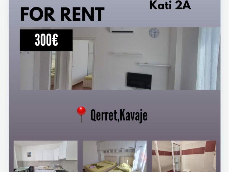 Annuncio Affitto - Monolocale a Qerret Kavaja 300 € al mese